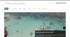 Desktop Screenshot of greenerbali.com
